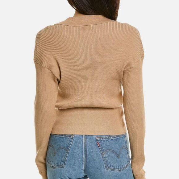 Monrow Rib Polo Sweater - Picture 7 of 9